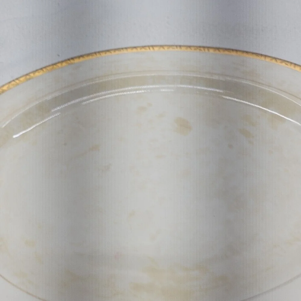 Vintage 22K Gold Rare Oval Serving Dish The Etched Design Sebring Pottery USA - Picture 15 of 16